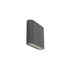 LED Wall Light S – Graphite & White