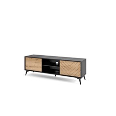 Tv Unit - Oak Black