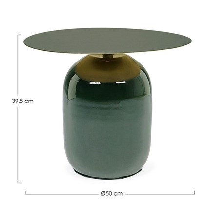 Nalima Dark Green Coffee Table D50