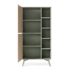 Bookshelf Cabinet – Herringbone Scandi & Eucalyptus