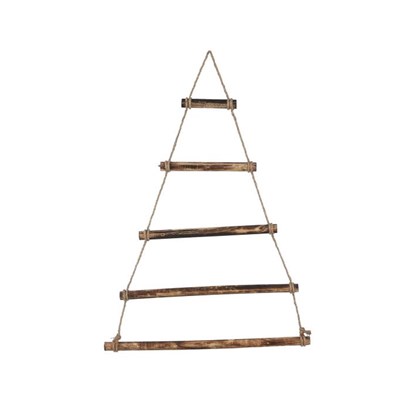 Wooden Tree Hanging Brown