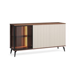 Showcase Sideboard 2Doors – Cashmere & Walnut