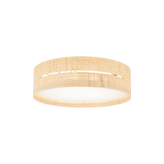 Calma Ceiling Lamp 600 – Straw & White