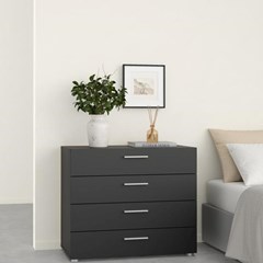 Pepe chest 4 drawers Black