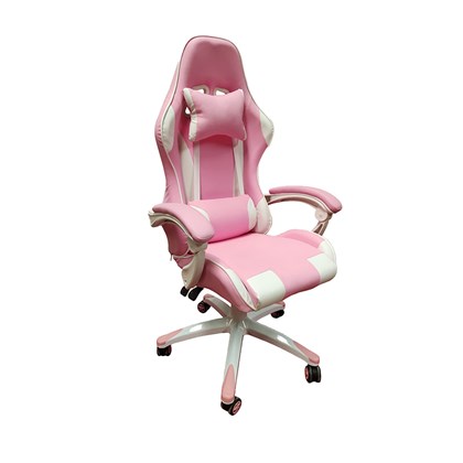 Pink And White Chair With 320mm Nylone Base