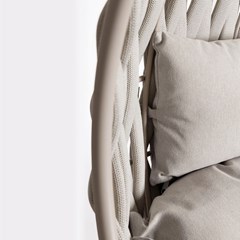 Hang Armchair With Cushion - Beige & Light Grey