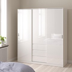 Naia Wardrobe with 2 sliding doors  1 door &  3 drawers