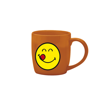 Coffee Mug Smiley 150ml - Orange