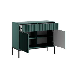 Sideboard 2 Doors 2 Drawers - Green
