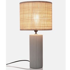 Ceramic Table Lamp H42 - Grey
