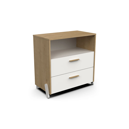 Chest of Drawers – Brown & White