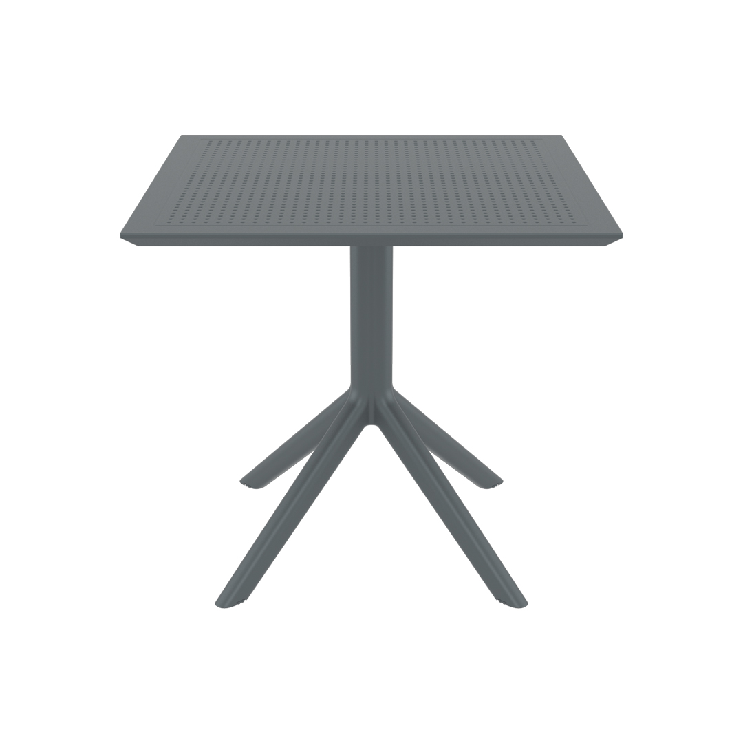 Table  Square 70x70cm - Dark Grey