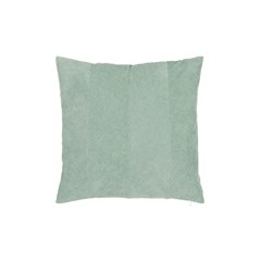Velvet Cushion 2 Shades of Green 45x45