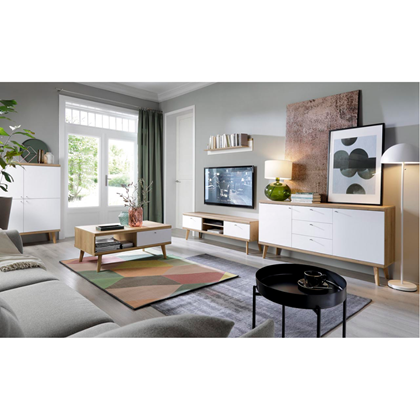 Coffee Table – Riviera Oak & White