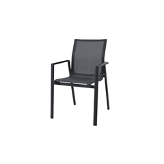 Aluminium Sling Arm Chair – Anthracite