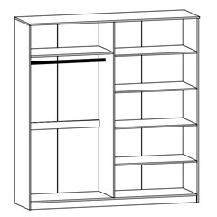 Bedroom Set - White & April Oak