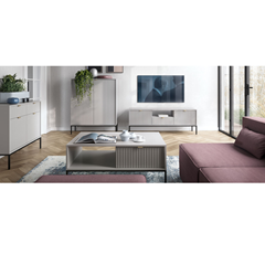 Coffee Table with Drawer – Grey