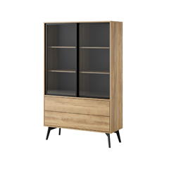 Showcase Cabinet – Golden Baroque Oak