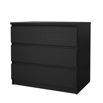 Naia Chest 3Drawers Black