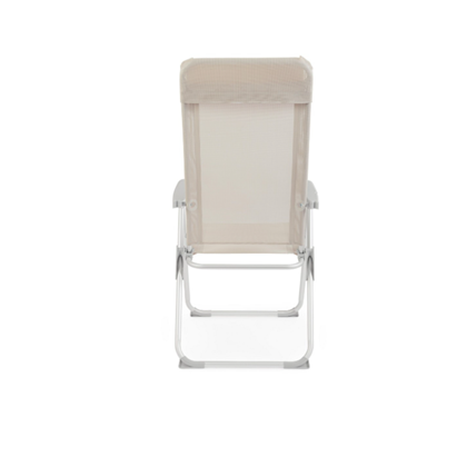 High-Back Beach Chair – Ice Grey