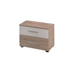 Bedroom Set - Light Oak & White
