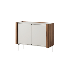 Sideboard 2 Doors – Cashmere & Walnut