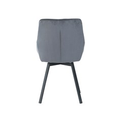 Dining Chair Velvet - Dark Grey