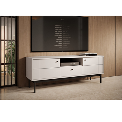 TV Unit 2 Doors 1 Drawer – Cashmere