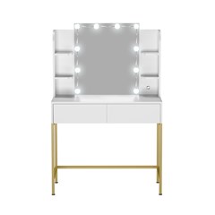 Vanity Table White 90X45x136cm