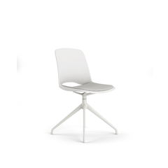 White PP Seat and Back Chair
