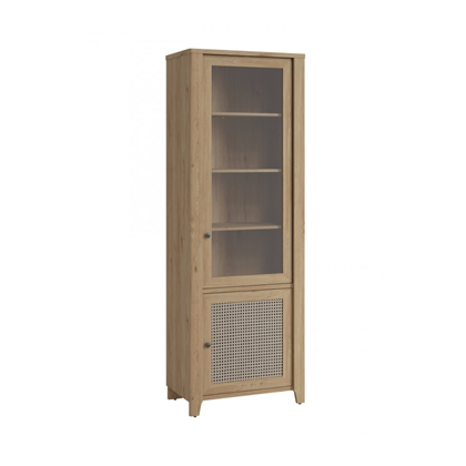 2D Display Cabinet – Jackson Hickory & Amadeus