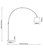 Led Floor Lamp E27 Black Lamp Shade