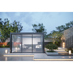 Pergola Sliding Shutter – Grey