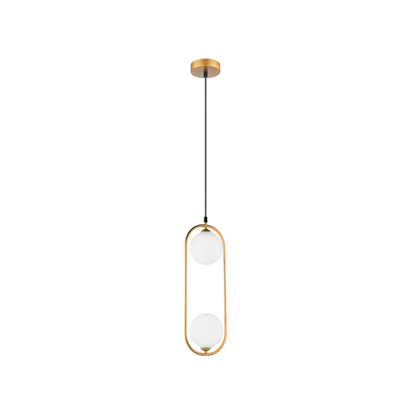 Pendant 2 Lights Gold Fancy