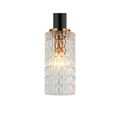 Lira Pendant Lamp – Black/Transparent