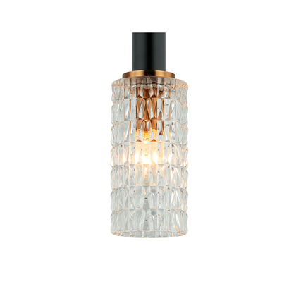 Lira Pendant Lamp – Black/Transparent