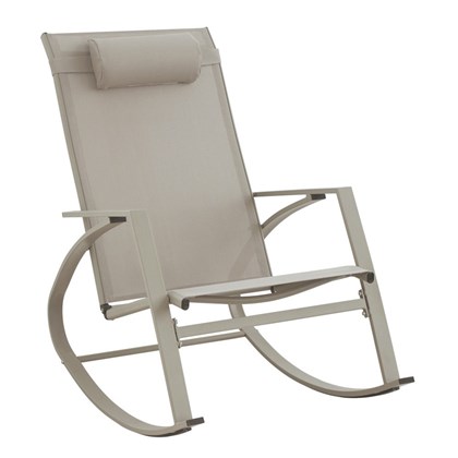 Outdoor Swing Armchair Taupe