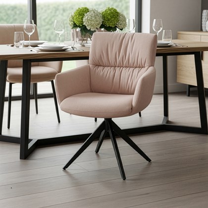 Swivel Dining Chair – Beige