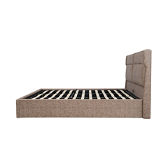 Upholstery Bed with Gas Lift 180x200 - Brown
