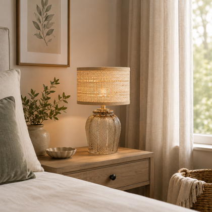 LED Table Lamp H19 - Taupe