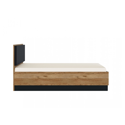 Bed 165x100x206 with Storage – Oak & Black