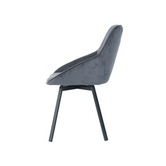 Dining Chair Velvet - Dark Grey