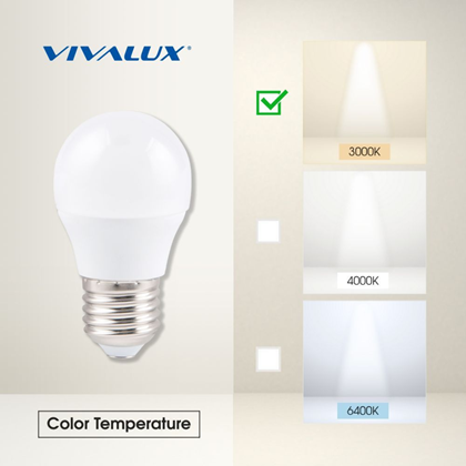 5W 3000k LED Mini Globe