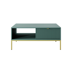 Coffee Table With Drawer – Green