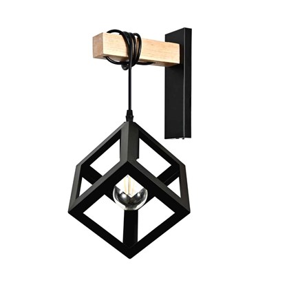 Wall Light LED 15W E27 - Black