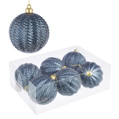 Box of 6 Cleo Blue Pl Ball D80
