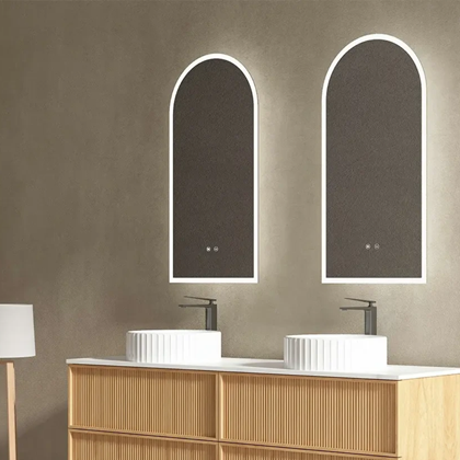 Bathroom Vanity Top Ceramic + 2 Mirror