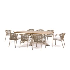 Aluminium Dining Table – Matt Camel