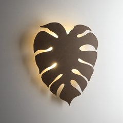 Monstera Brown Wall Lamp