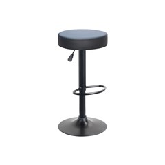 PU Blue & Black Barstool